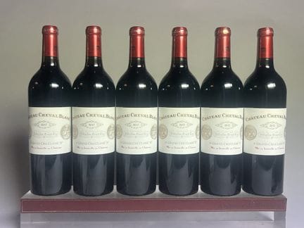 6 Bottles of Château CHEVAL BLANC 2017 - First Gro