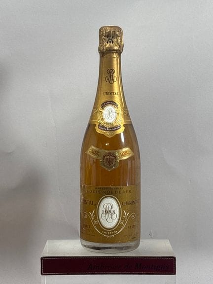 1 Bouteille CHAMPAGNE CRISTAL de ROEDERER 1988
Eti