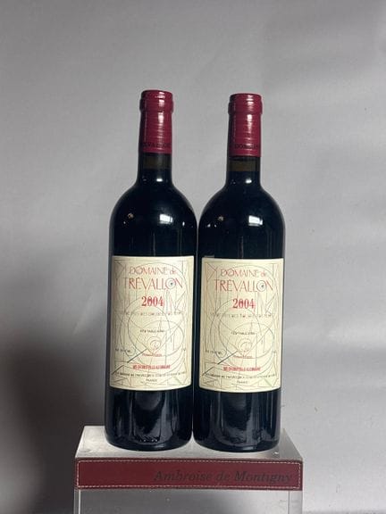 2 bottiglie Domaine de TREVALLON 2004 - IGP Alpill