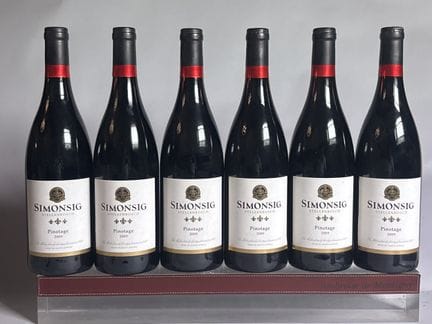 6 bottiglie di PINOTAGE Simonsig Stellenbosch  200