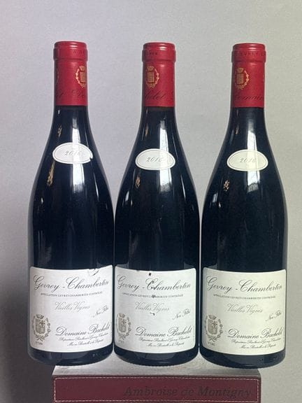 3 bottles of GEVREY-CHAMBERTIN Vieilles Vignes 201