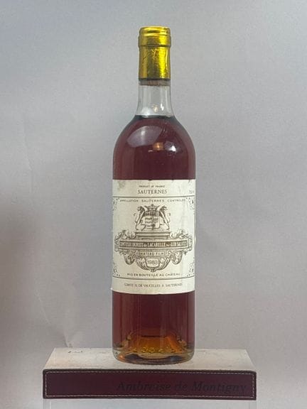 1 bottle of Château FILHOT 1983 - 2nd Growth Saute
