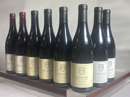 8 bottiglie di CHINON Ph. ALLIET 
4 Vieilles vigne