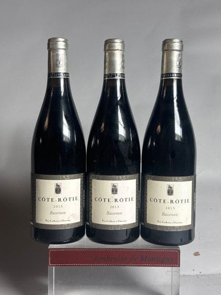 3 bottiglie di CÔTE-RÔTIE "Bassenon" 2013 - Y. CUI