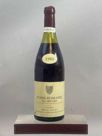 1 bottle of VOSNE ROMANEE "Les Brulées" 1983 - Hen