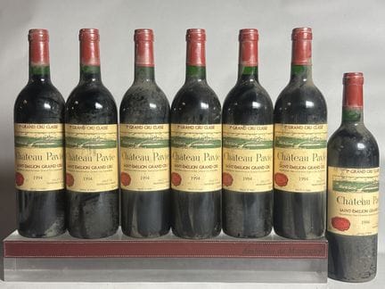 7 Bottles of Château PAVIE 1994 - 1er GCC Saint-Ém