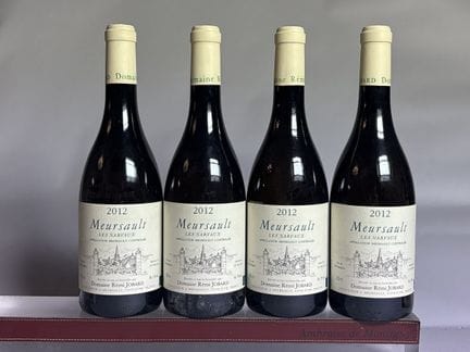 4 Bottles of MEURSAULT "Les Narvaux" 2012 - Domain