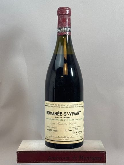 1 bottle of ROMANÉE-SAINT-VIVANT Grand Cru 1988 - 