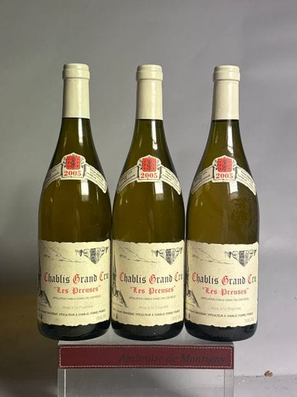 3 Bottles of Chablis Grand Cru Les Preuses 2005 - 