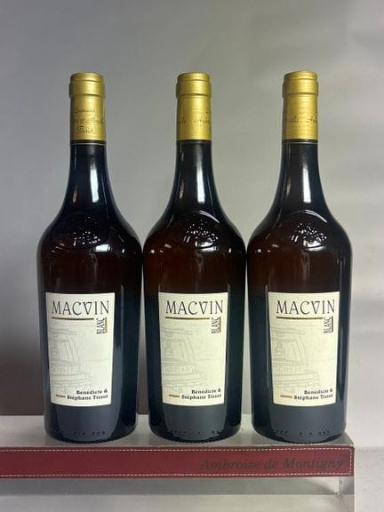 3 Flaschen MACVIN aus dem Jura, Weißwein „Likörwei