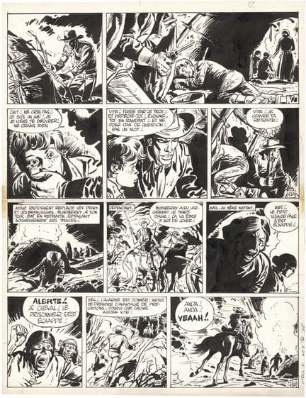 Jean GIRAUD (1938-2012)
Blueberry - Tonnerre à l'O