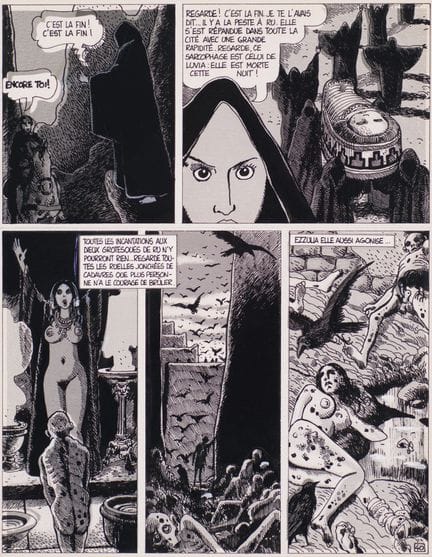 Jacques TARDI (né en 1946)
Polonius
Encre de Chine