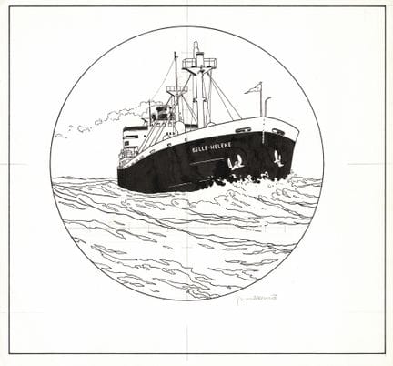 Patrick JUSSEAUME (1951-2017)
Tramp - Le bateau as