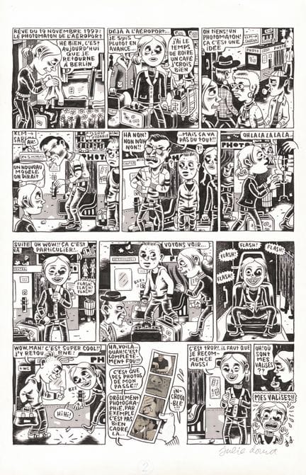 Julie DOUCET (née en 1965)
Maxiplotte
Encre de Chi