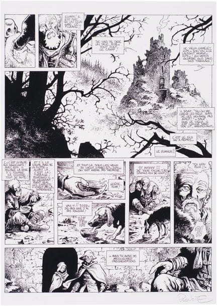 Joël PARNOTTE (né en 1973)
Le maître d'Armes
Encre