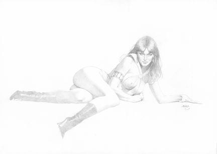 Enrique TORRES (born in 1938)
Vampirella
Graphite 