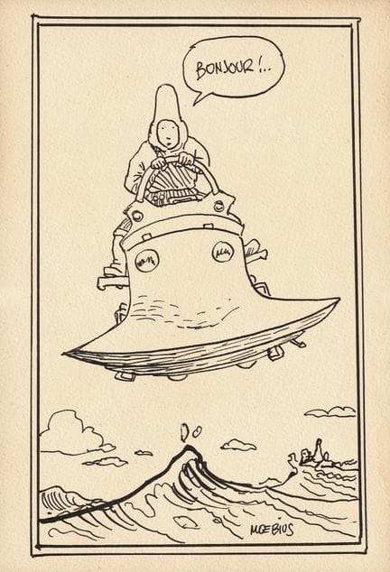 MOEBIUS (1938-2012)
Sans titre
Encre de Chine sur 
