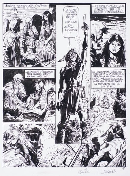 DERIB (né en 1944)
Buddy Longway - Le secret
Encre