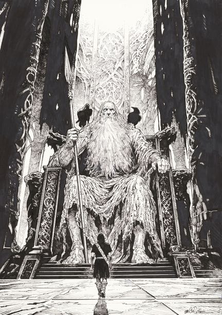 Christophe BEC (né en 1969)
Thorgal dans le palais