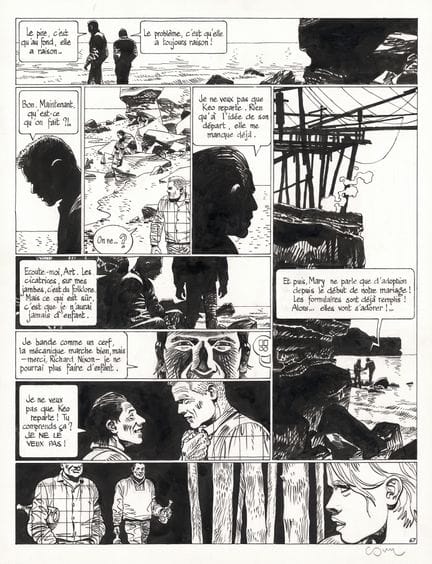 COSEY (né en 1950)
Le voyage en Italie 2
Encre de 