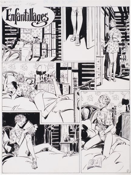 ALEXIS (1946-1977)
Fantaisies solitaires
Encre de 