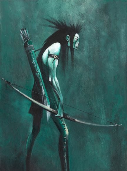 * CROMWELL (né en 1959)
Le dernier des Mohicans
Ac