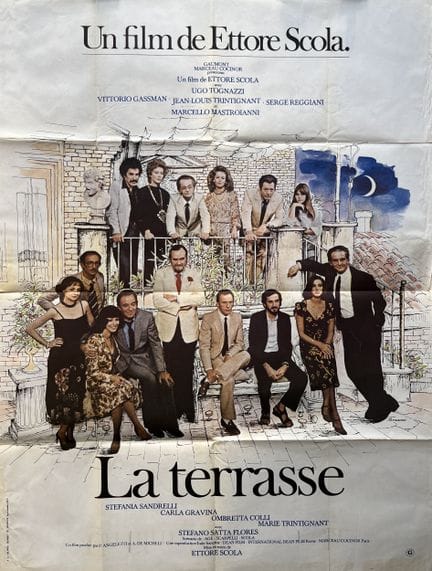 LA TERRASSE / LA TERRAZZA Ettore Scola 1980 120x16