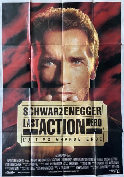 LAST ACTION HERO John McTiernan 1993 140 x 200 cm 