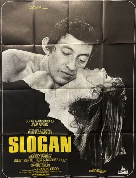 SLOGAN Pierre Grimblat 1969 120x160cm Französische