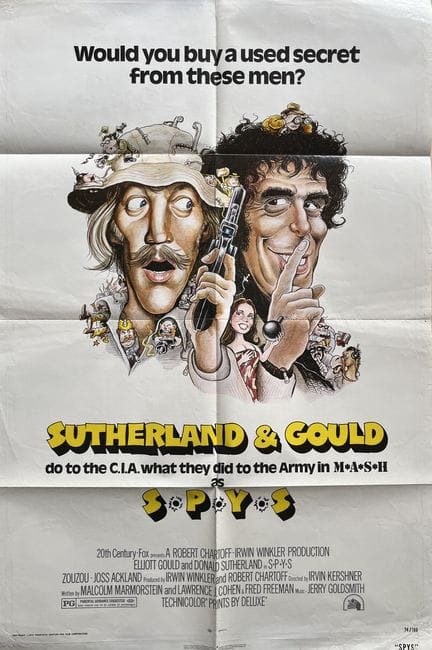 SPYS Irvin Kershner 1974 69 x 104 cm (US, 1 Blatt)