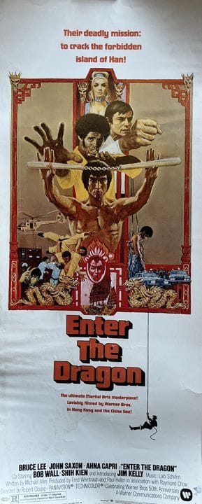 ENTER THE DRAGON Robert Clouse 1973 36 x 92 cm (US