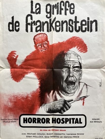 FRANKENSTEINS KRALLE / HORROR HOSPITAL Antony Balc
