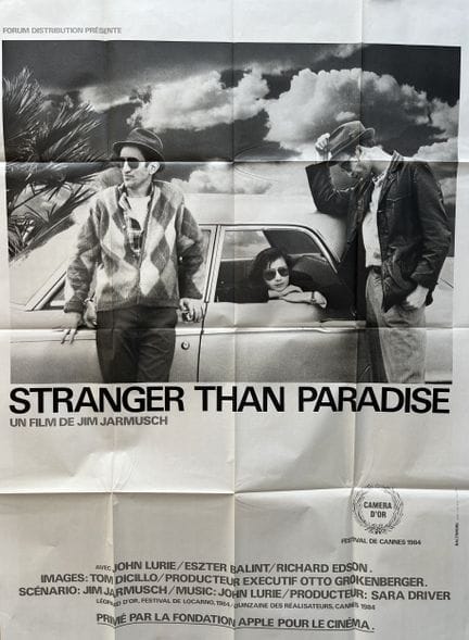 STRANGER THAN PARADISE Jim Jarmusch 1984 120x160cm