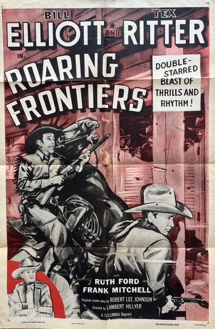 ROARING FRONTIERS Lambert Hillyer 1941 69 x 104 cm