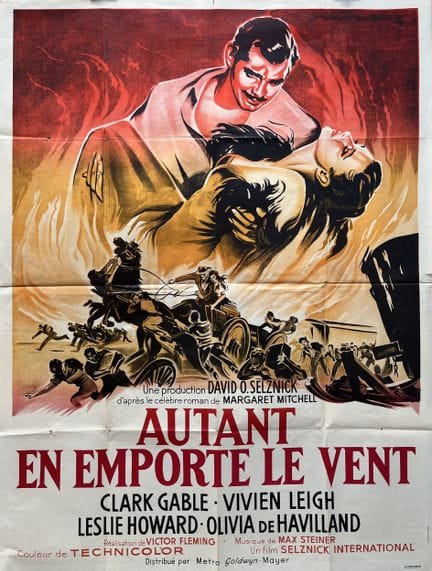 GONE WITH THE WIND Victor Fleming 1939 120x160 Fre