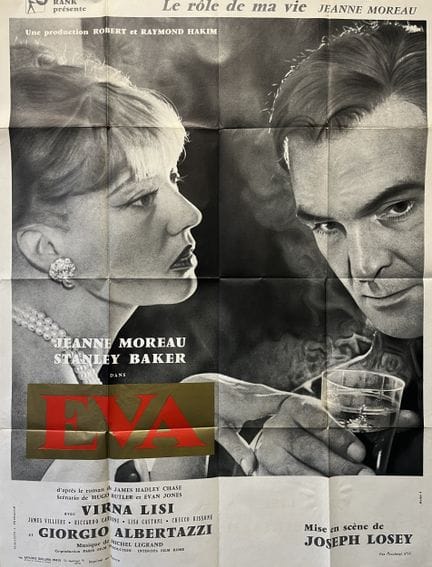 EVA Joseph Losey 1962 120 x 160 cm Französisches P
