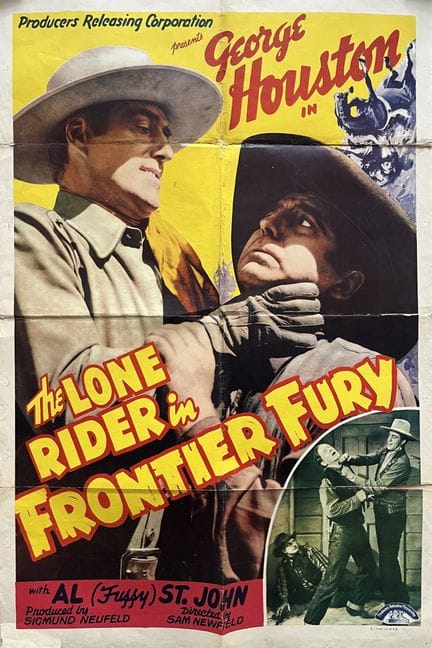 THE LONE RIDER IN FRONTIER FURY Sam Newfield 1941 