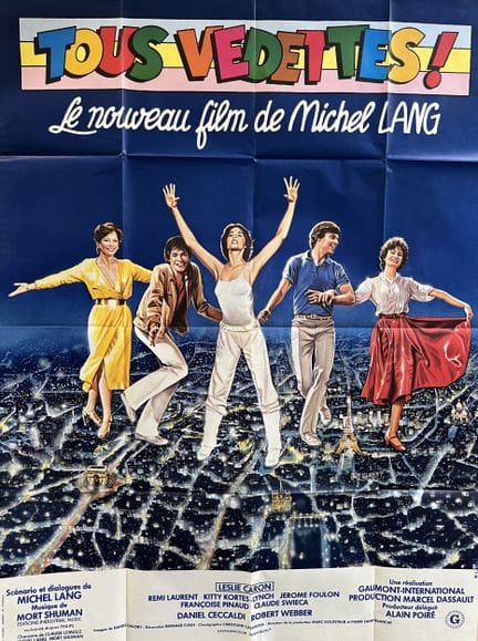 „TOUS VEDETTES“ Michel Lang 1980 120 x 160 cm Fran