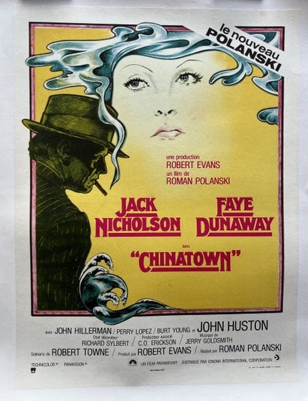 CHINATOWN Roman Polanski 1974 40 x 60 cm Französis