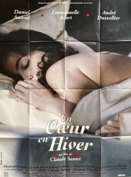 EIN HERZ IM WINTER Claude Sautet 1992 120 x 160 cm