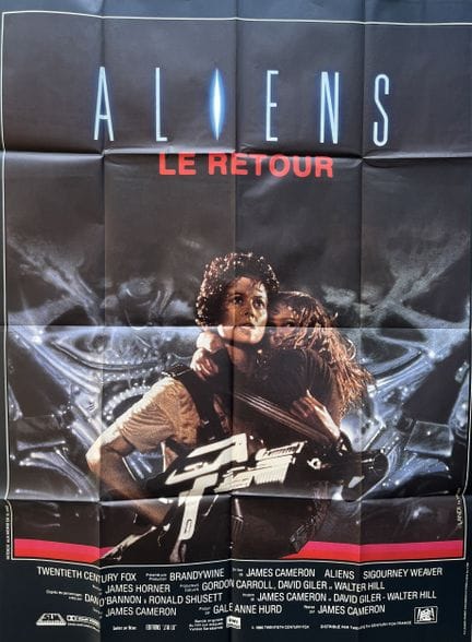 ALIENS James Cameron 1986 120x160cm French poster 