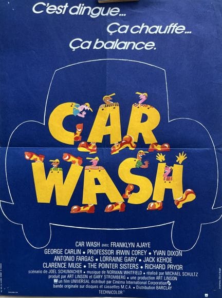 CAR WASH Michael Schultz 1976 40 x 60 cm Französis