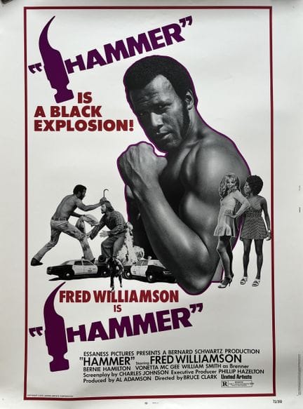 HAMMER Bruce D. Clark 1972 76 x 100 cm (US-Jumbo) 