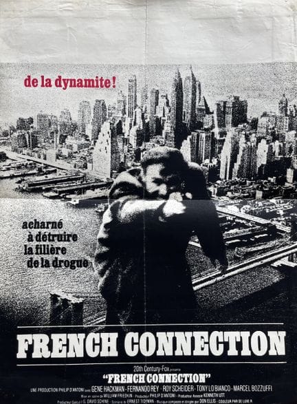 FRENCH CONNECTION William Friedkin 1971 42 x 58 cm