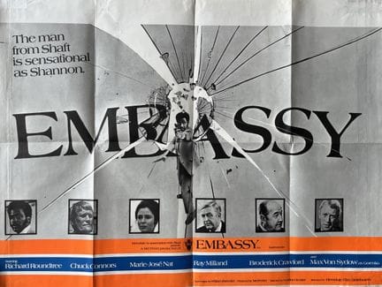 EMBASSY Gordon Hessler 1972 100 x 70 cm Englisches