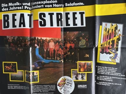 BEAT STREET Stan Lathan 1984 124 x 80 cm Deutsches