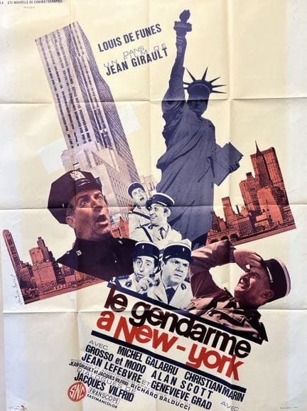 DER GENDARM IN NEW YORK Jean Girault 1965 120 x 16
