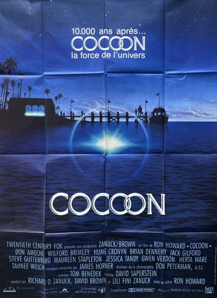 COCOON Ron Howard 1985 120x160cm French poster Uns