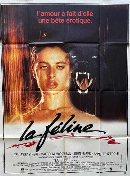 LA FELINE / CAT PEOPLE Paul Schrader 1982 120x160c