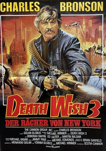 DEATH WISH 3 Michael Winner 1985 60 x 84 cm Deutsc